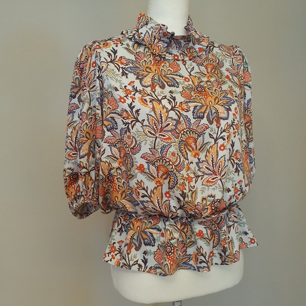 Tahari Peplum Blouse